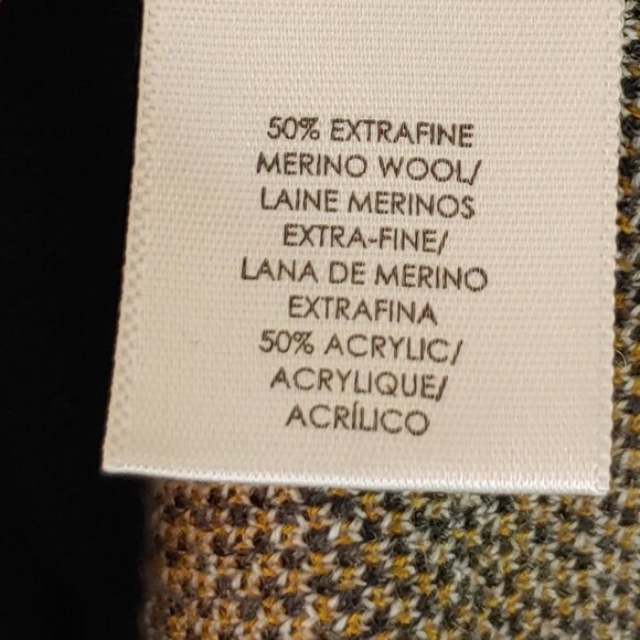 Ann Taylor Academia Sweater Vest Floral Grandmacore Knit Wool Retro Pullover - Picture 7 of 7